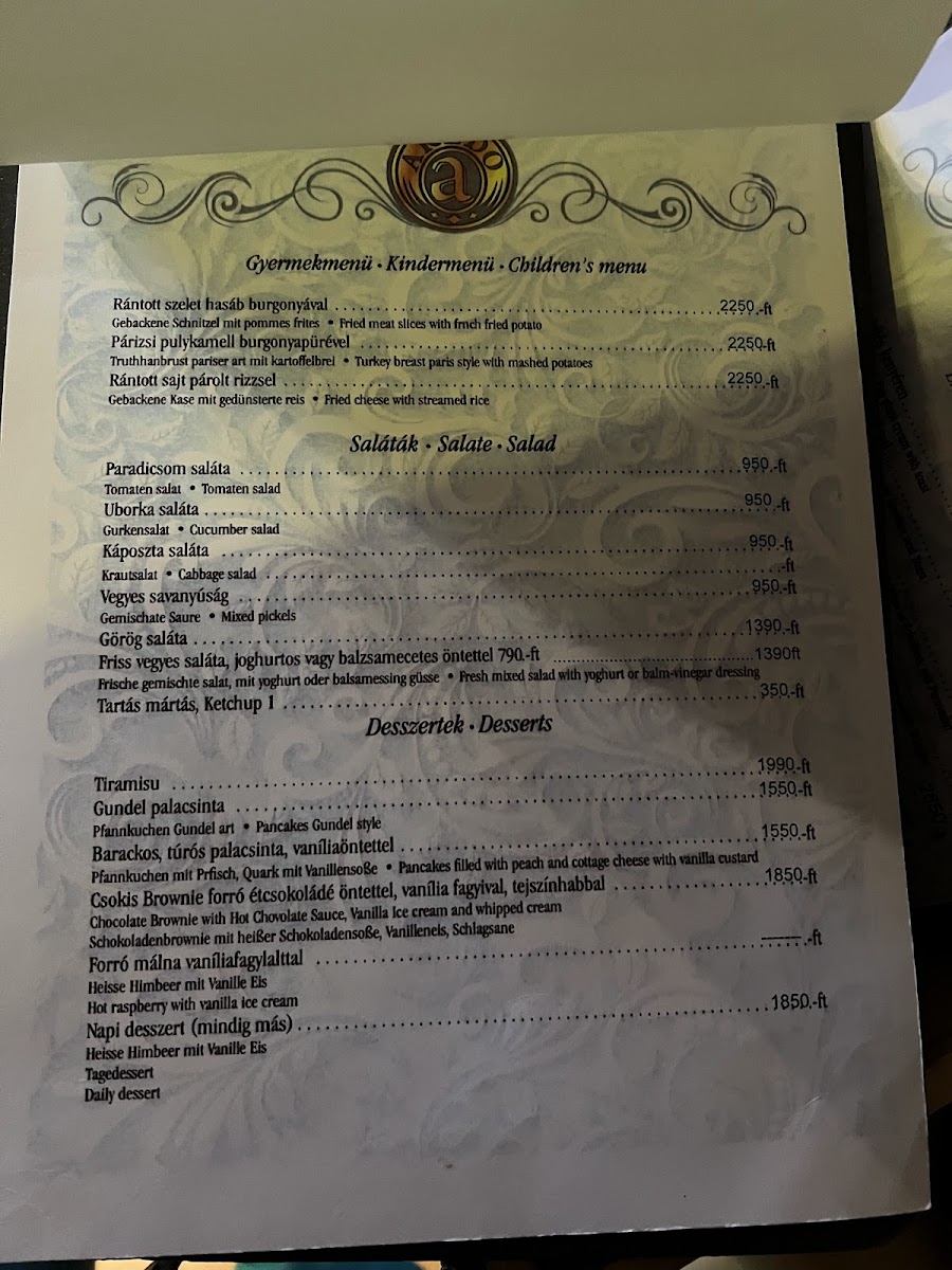 Menu Aredo Restaurant, Café-3