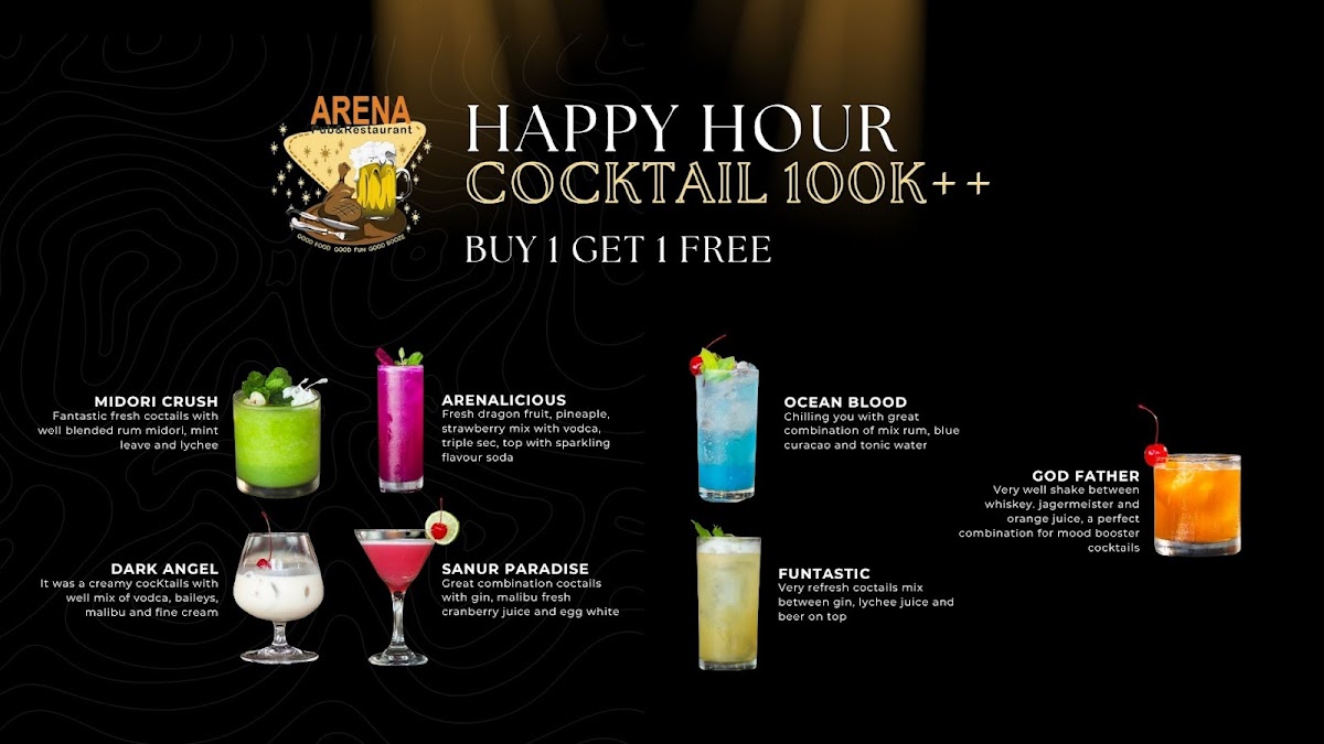 Menu Arena Pub & Restaurant-1