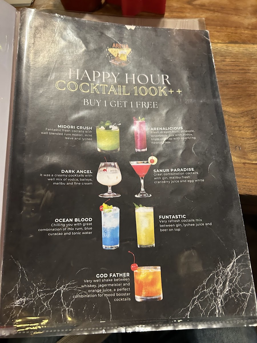 Menu Arena Pub & Restaurant-6