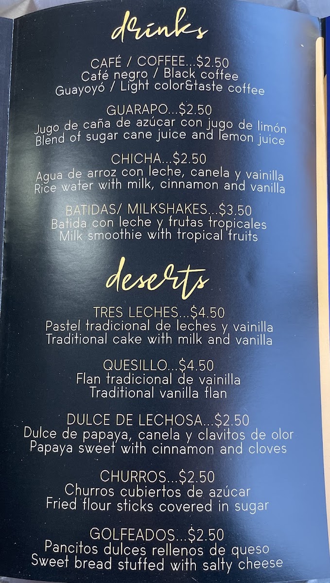 Arepa House Menu-2