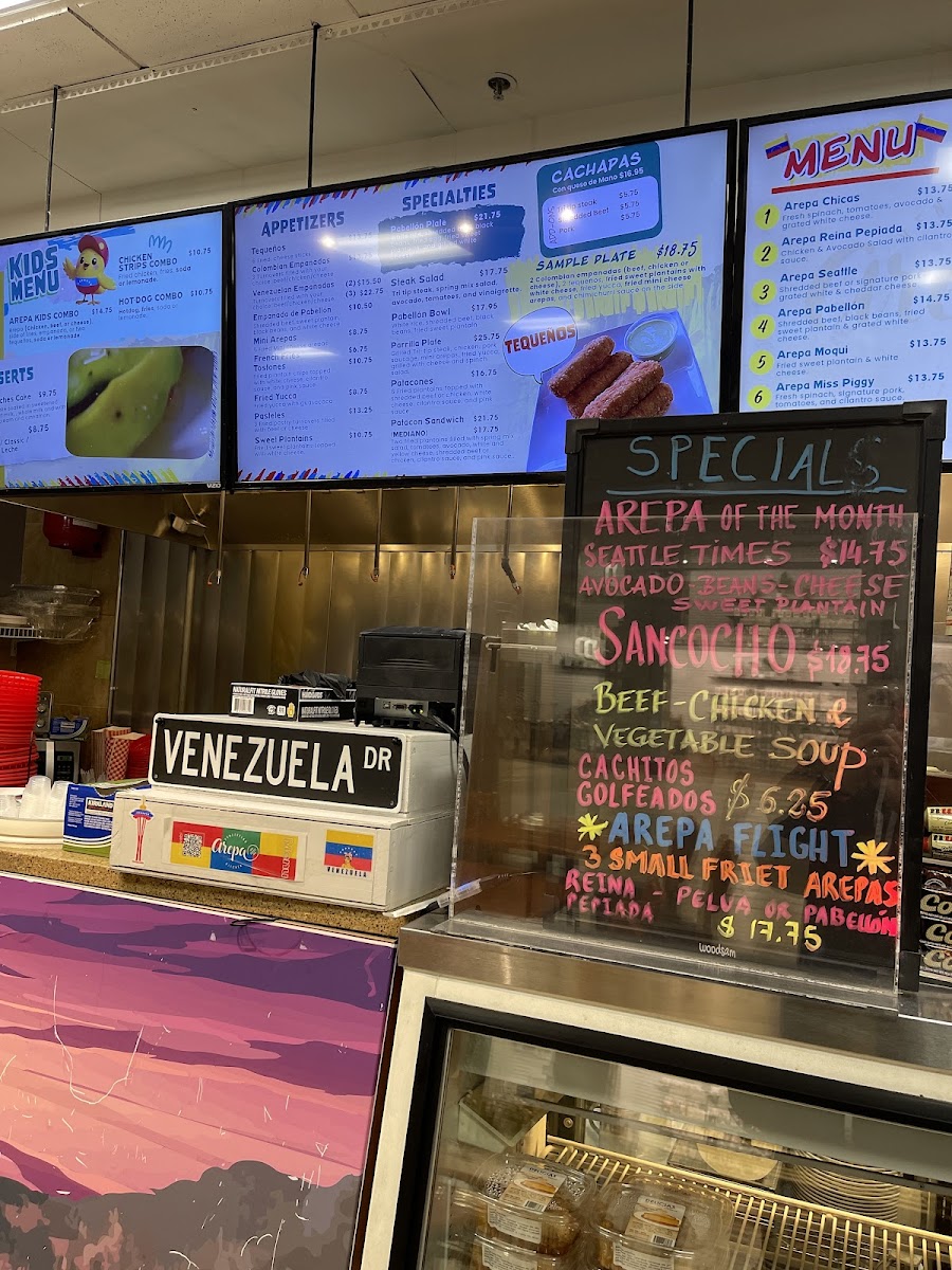 Menu Arepa Venezuelan Kitchen-10