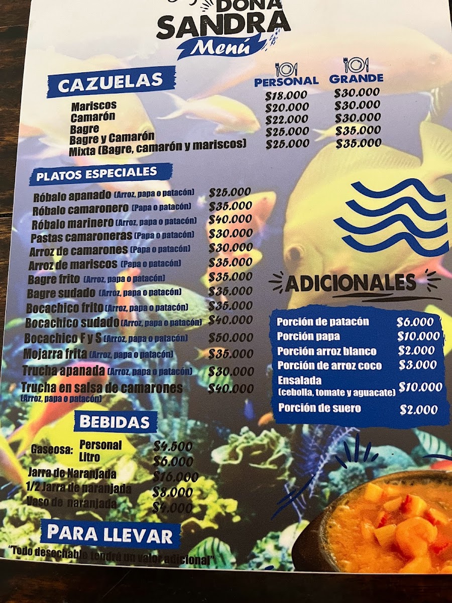 Menu Arepas Ocañeras Doña Sandra-4