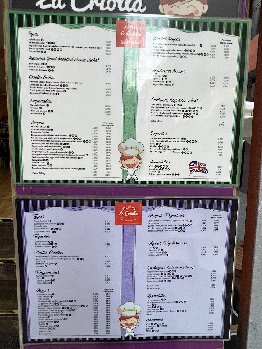 Menu Arepera La Criolla-6