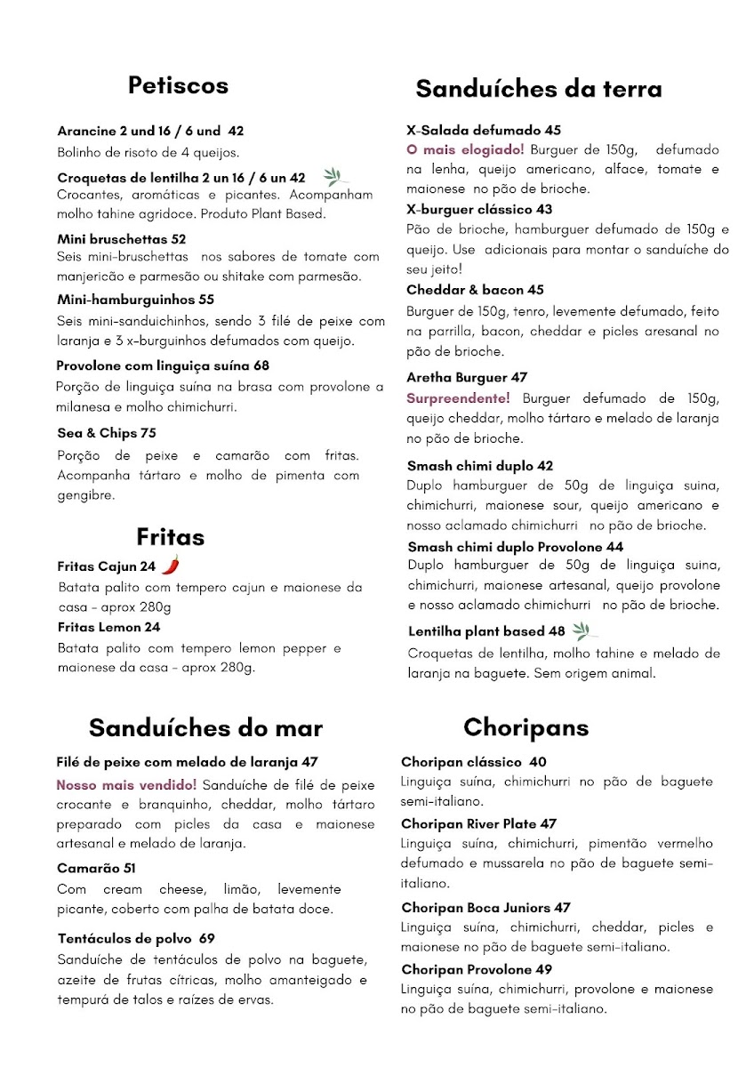 Menu Aretha Soul Kitchen-5