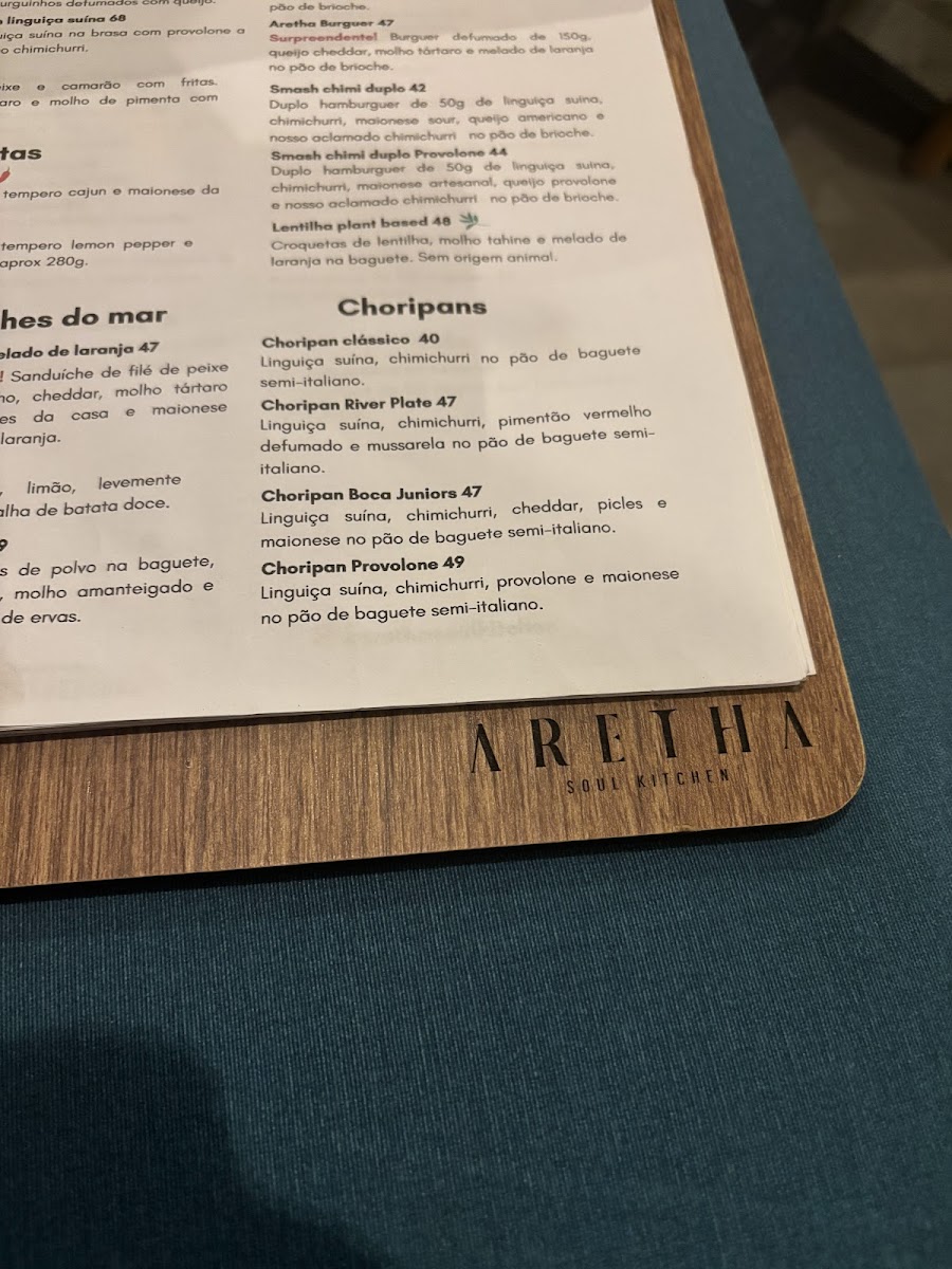 Menu Aretha Soul Kitchen-9