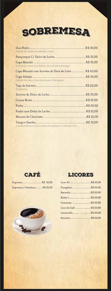 Menu Argentine Bar-10