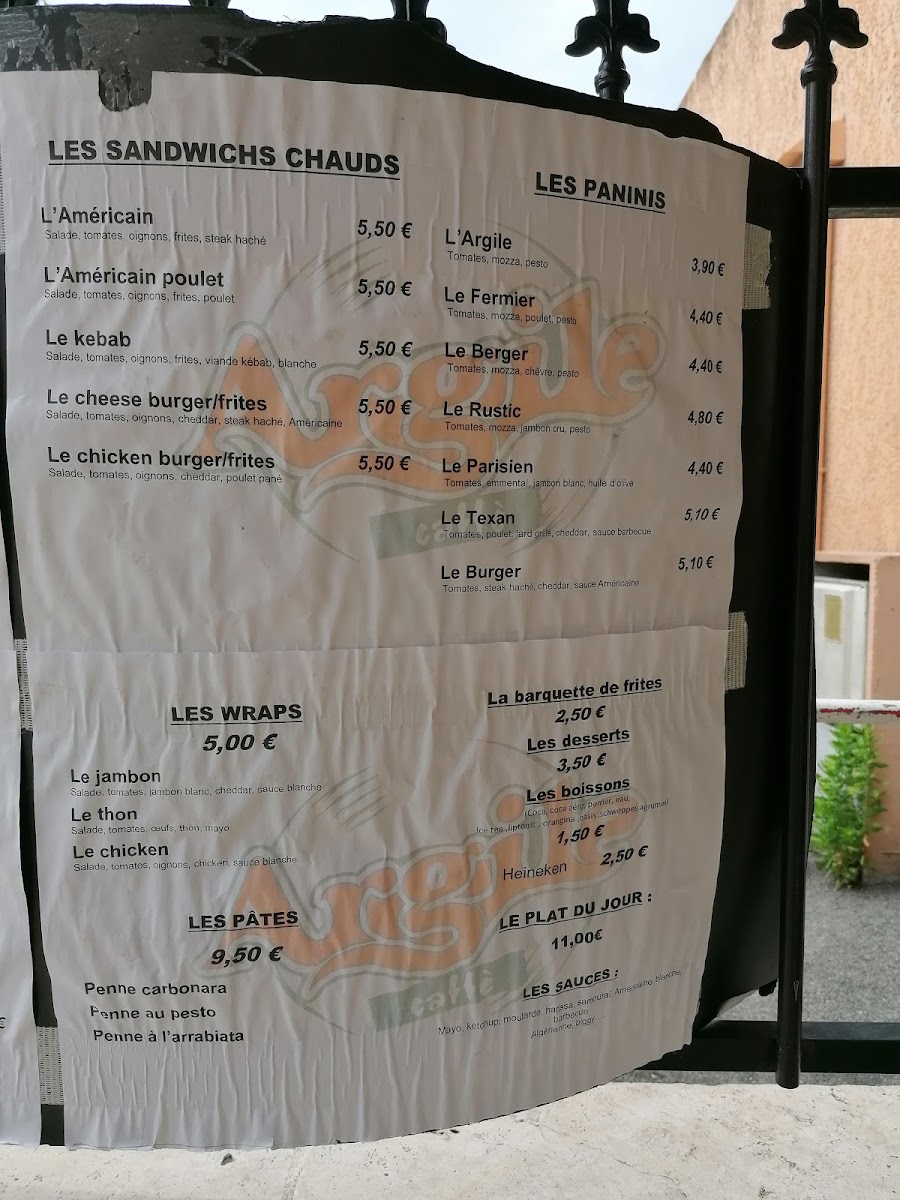 Menu Argile Caffe-9