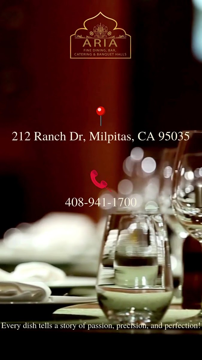Aria Dining & Banquets Fine Indian Cuisine