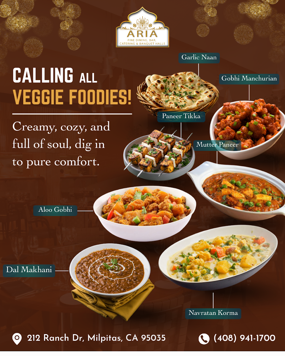 Menu Aria Dining & Banquets Fine Indian Cuisine-3