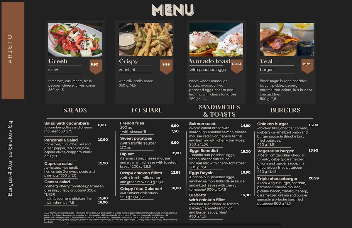 Menu Aristo-1