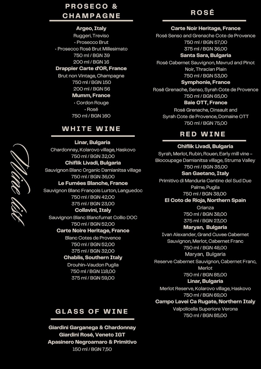 Menu Aristo-5