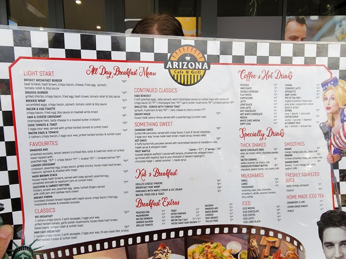 Menu Arizona Cafe & Grill-3