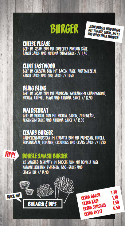Menu Arizona Erlangen-4