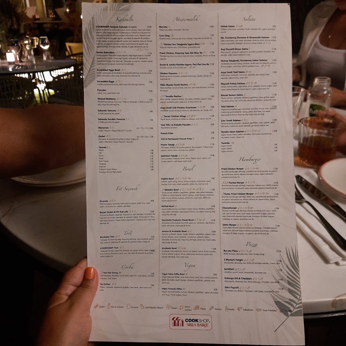 Menu Arka Bahçe Istanbul-5