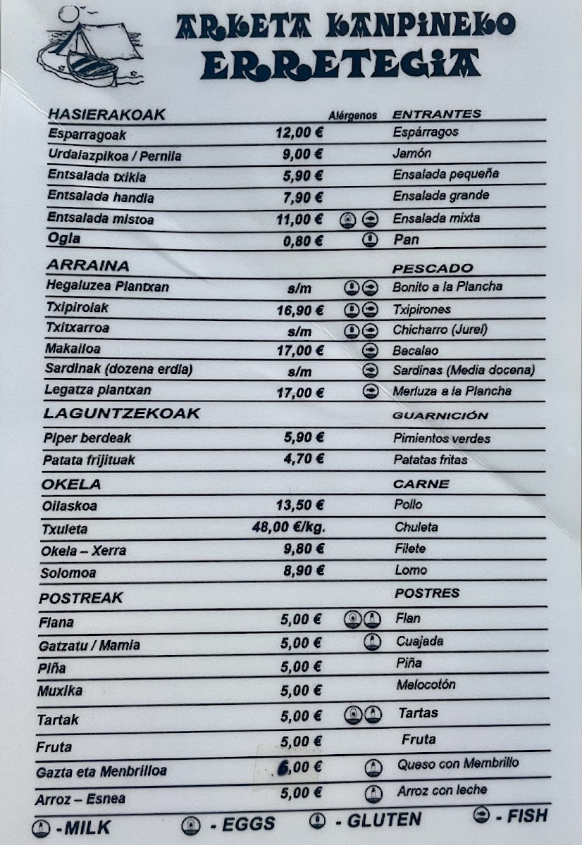 Menu Arketa Erretegia-1