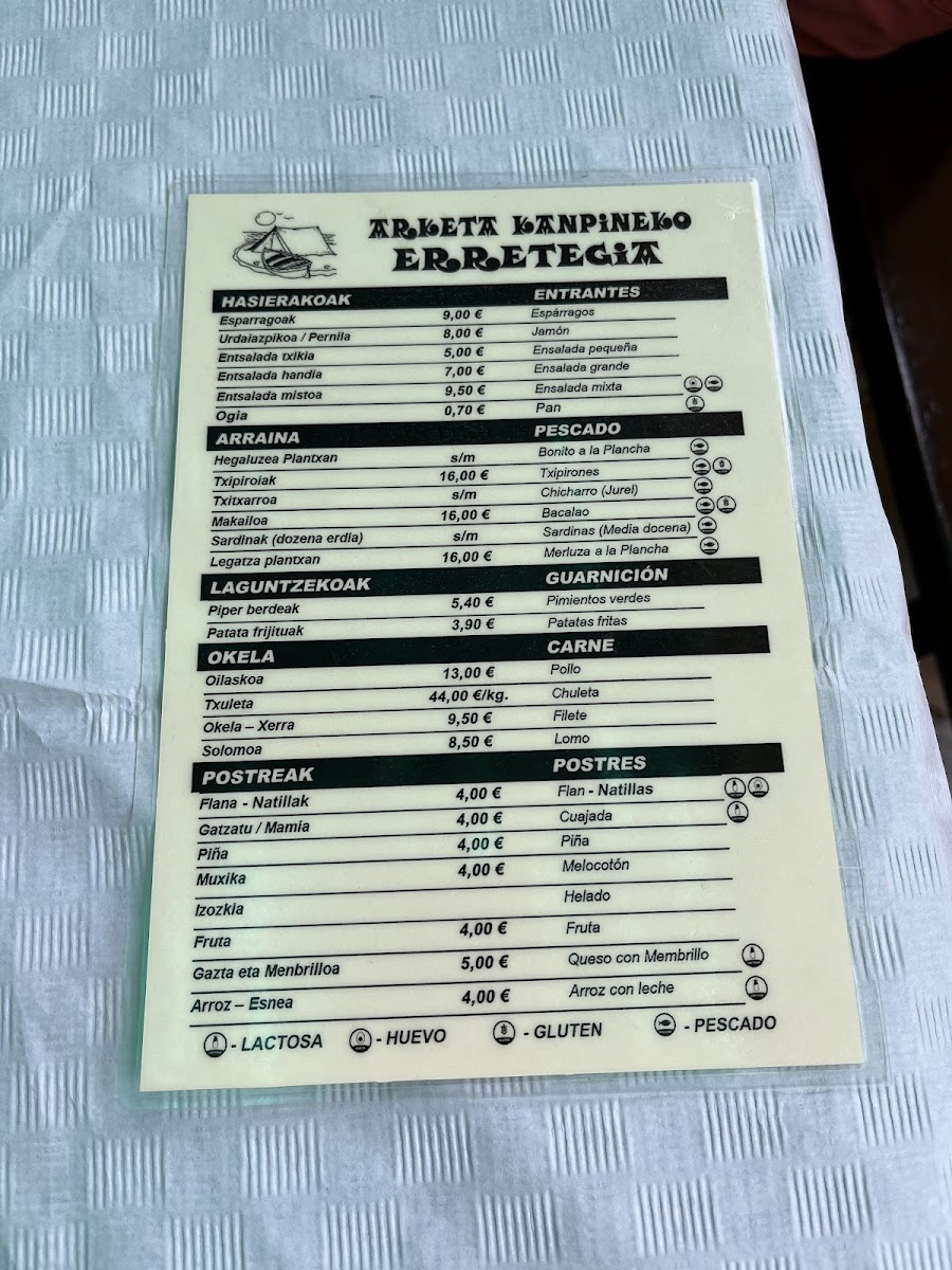 Menu Arketa Erretegia-2