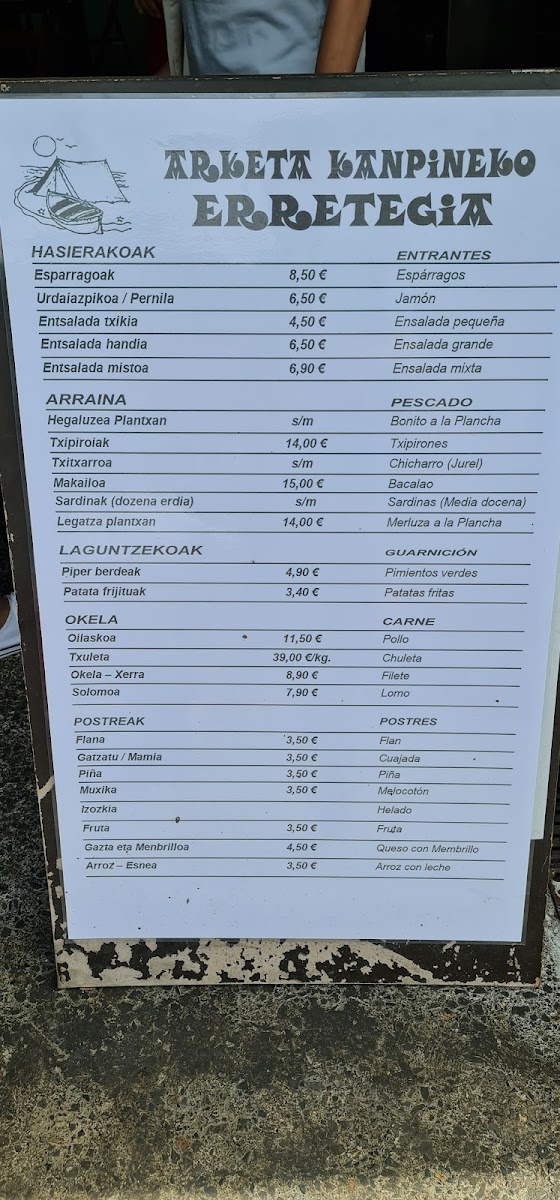 Menu Arketa Erretegia-5