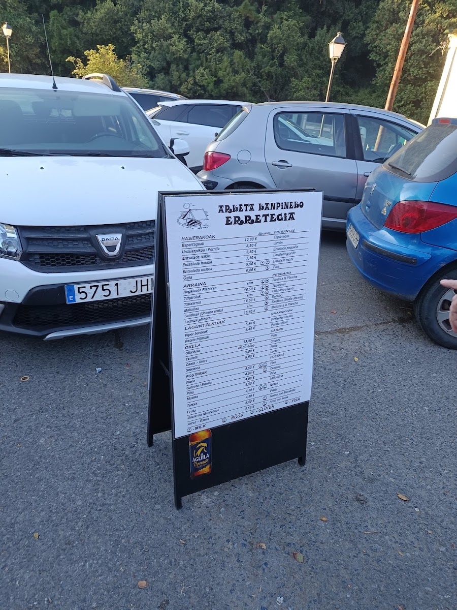 Menu Arketa Erretegia-8