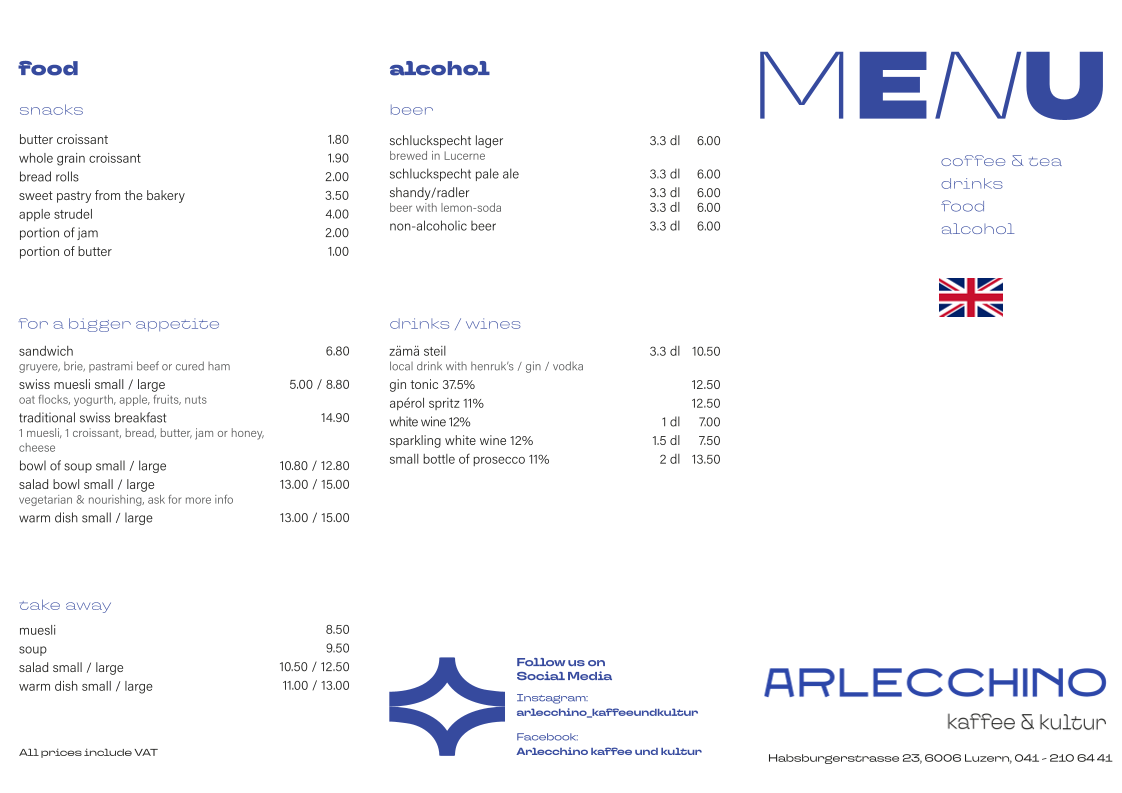 Menu Arlecchino Kaffee & Kultur-2