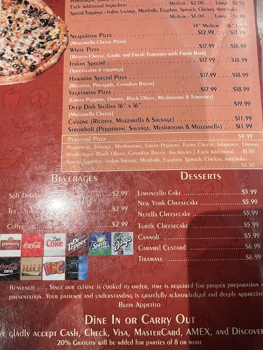 Menu Armend's Pizza & Pasta-3
