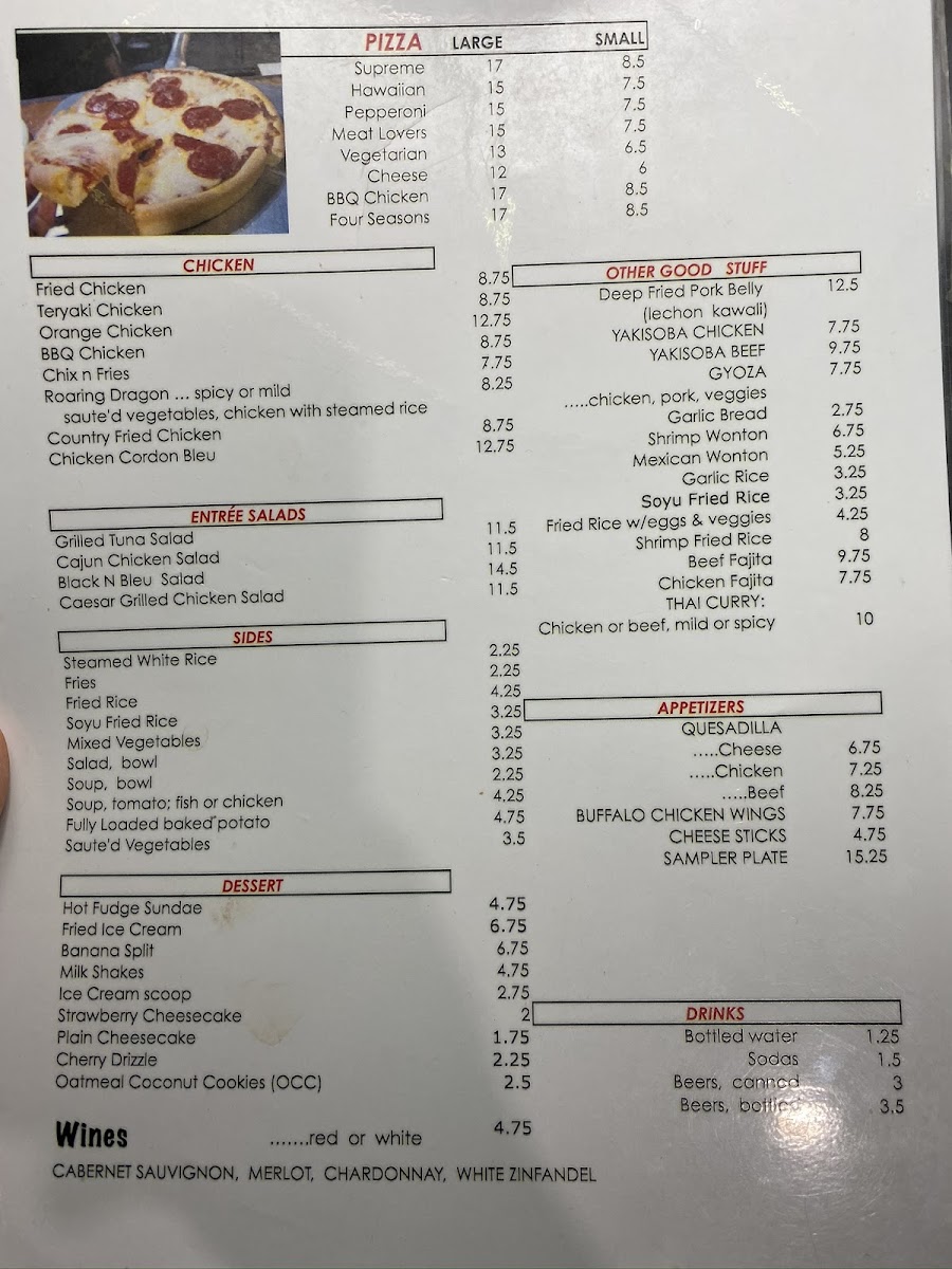Menu Arnold's-5