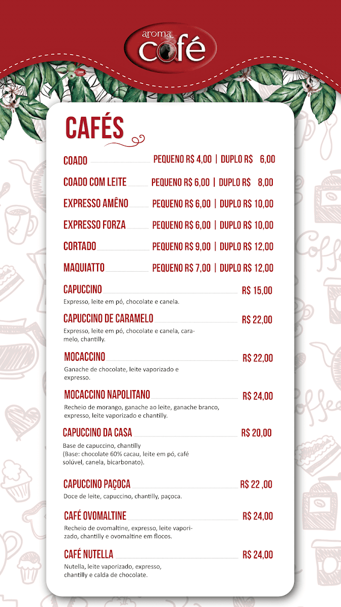 Menu Aroma Café Gramado | Cafeteria-7