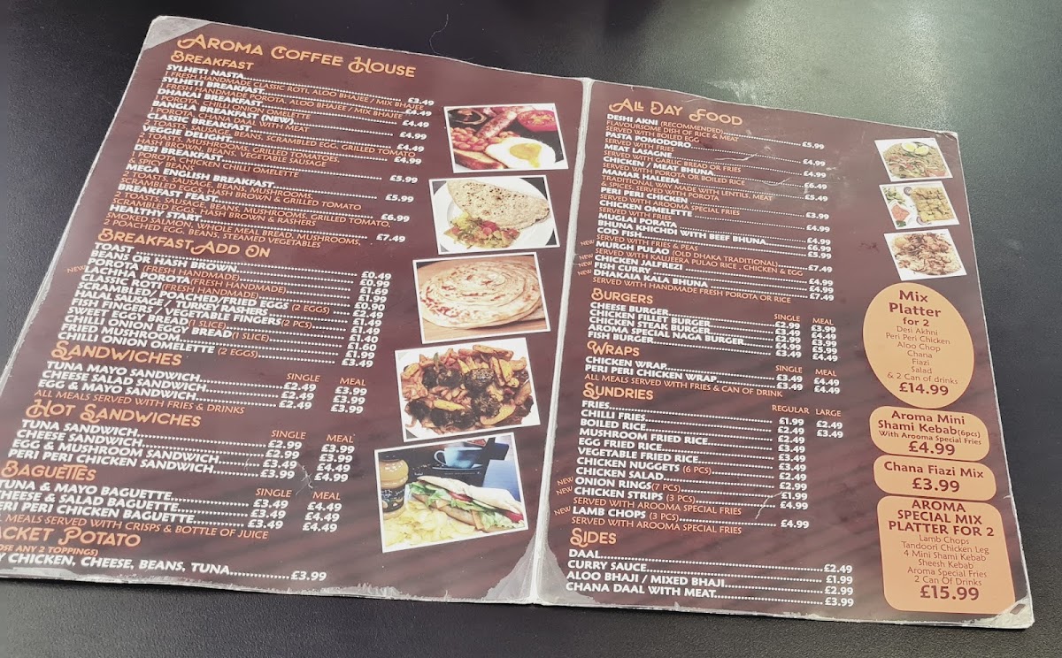 Menu Aroma Coffee House & Desi Restaurant-4