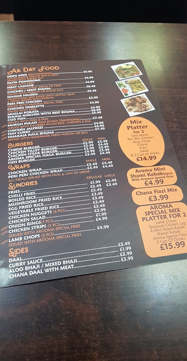 Menu Aroma Coffee House & Desi Restaurant-6
