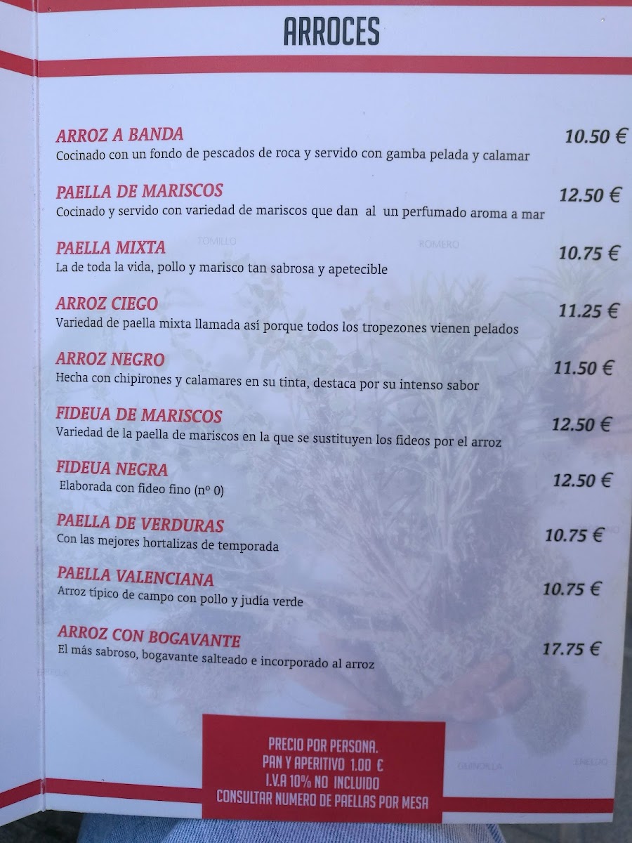 Menu Arroceria El Rincon De Tres Cantos-3