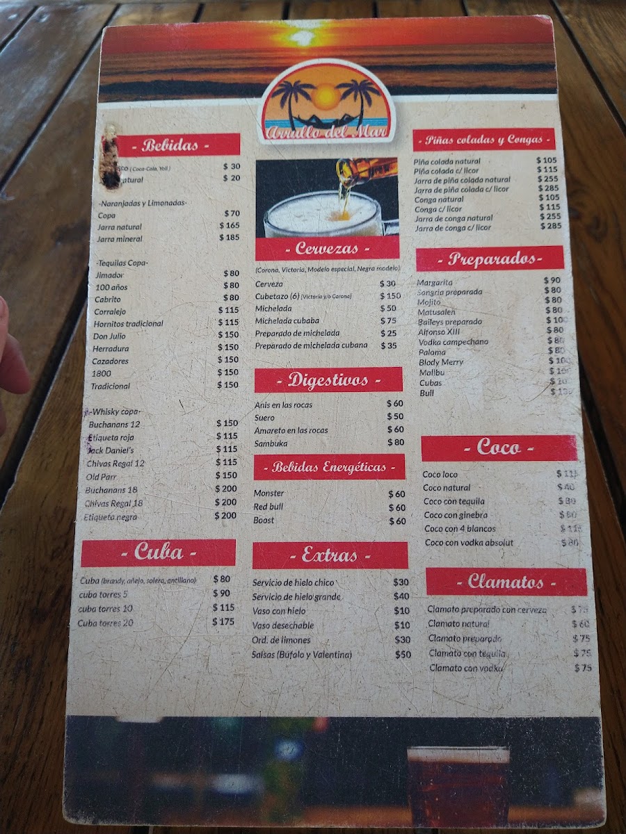 Menu Arrullo Del Mar-3