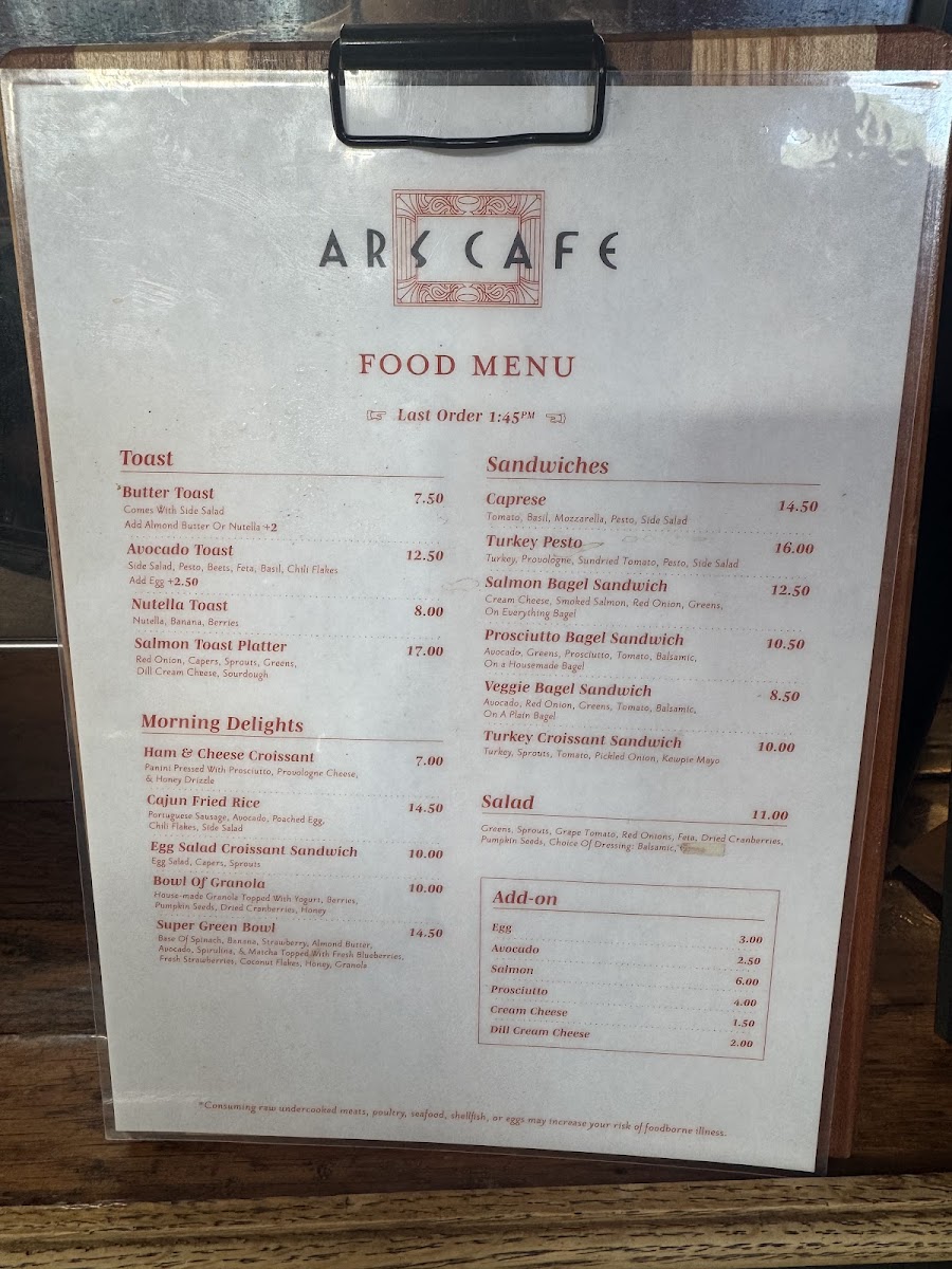 Menu Ars Cafe-2