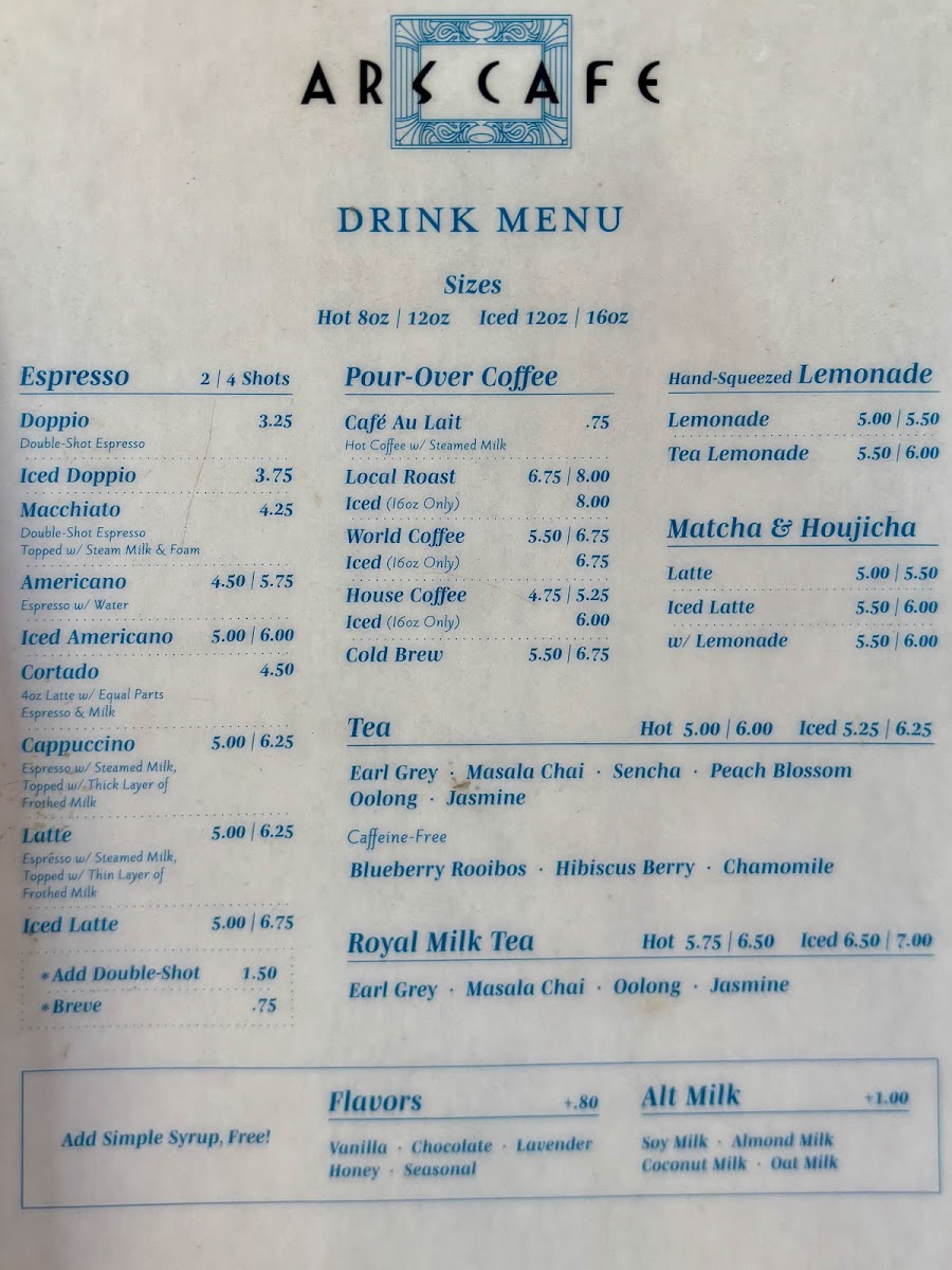 Menu Ars Cafe-3