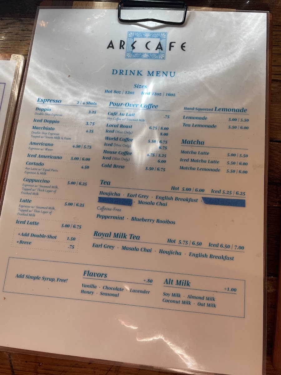 Menu Ars Cafe-9