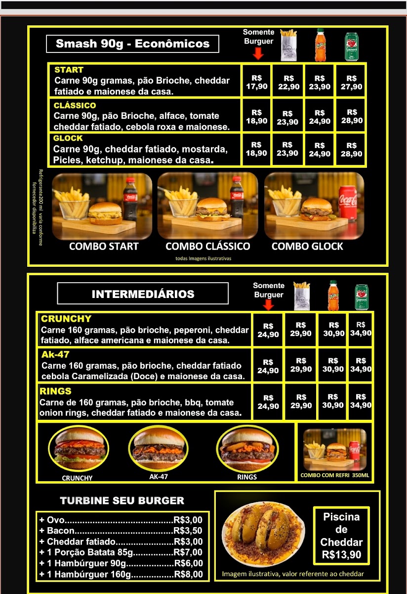 Menu Arsenal Burguer - Container-1