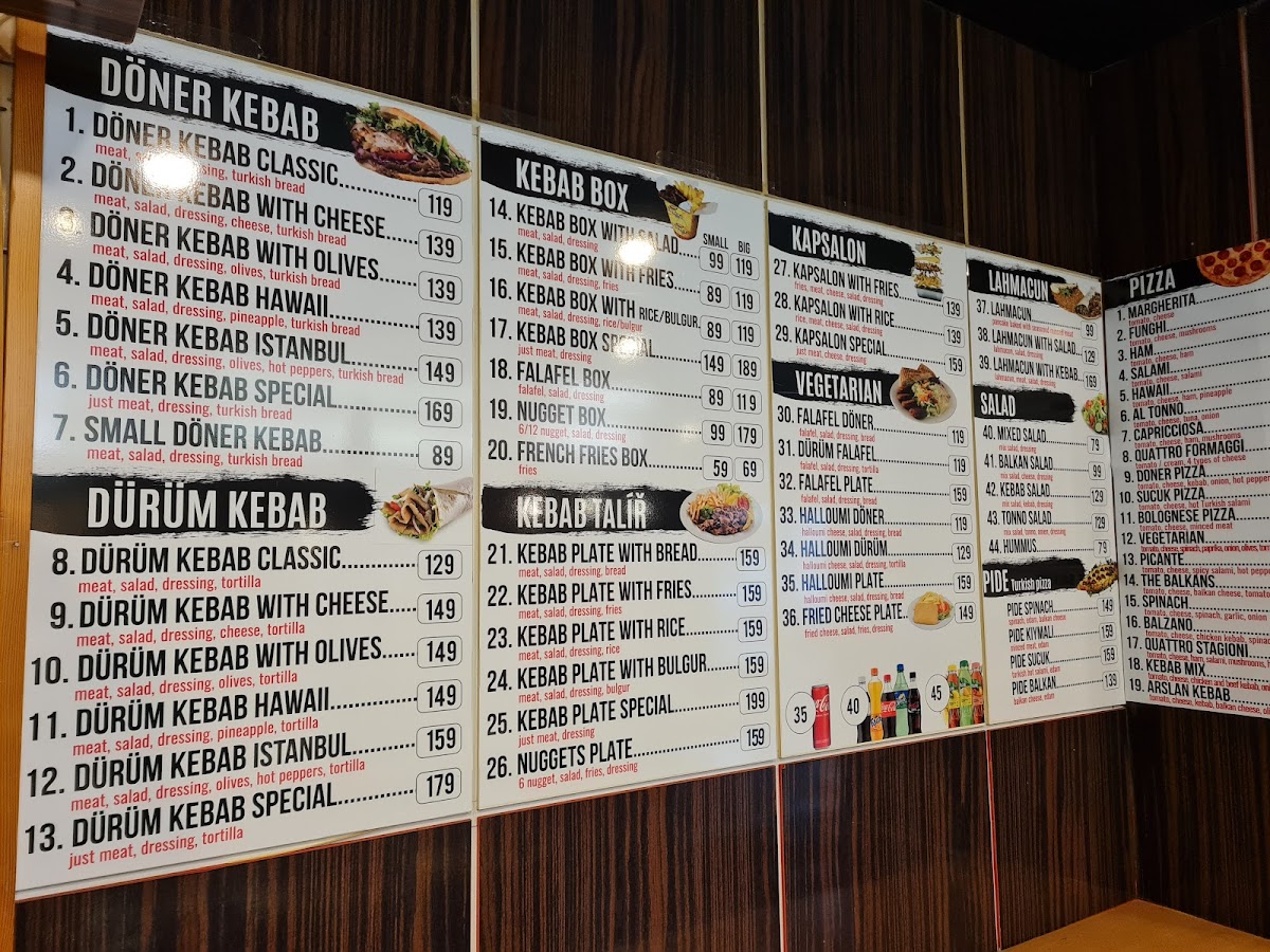 Menu Arslan Kebab & Pizza-1