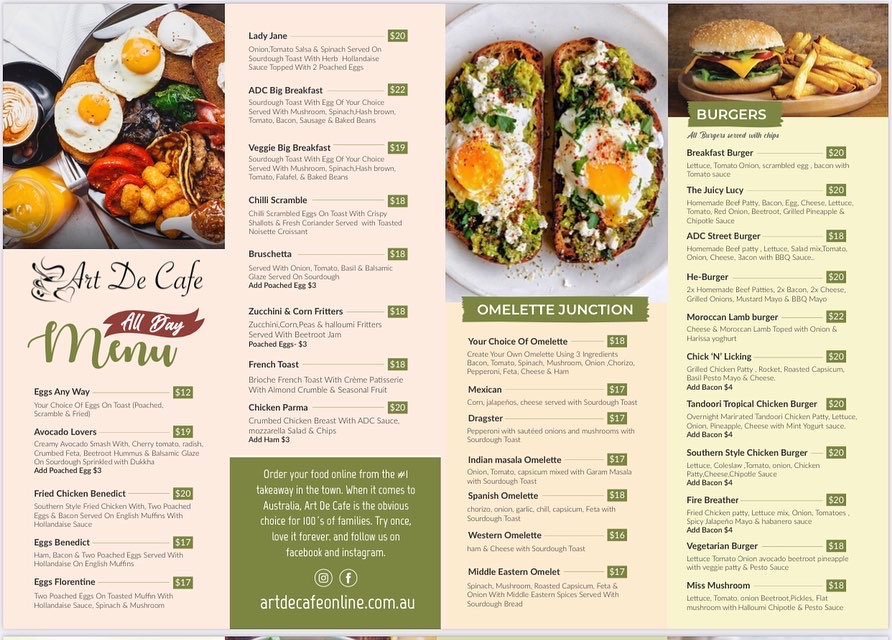 Menu Art De Cafe-1