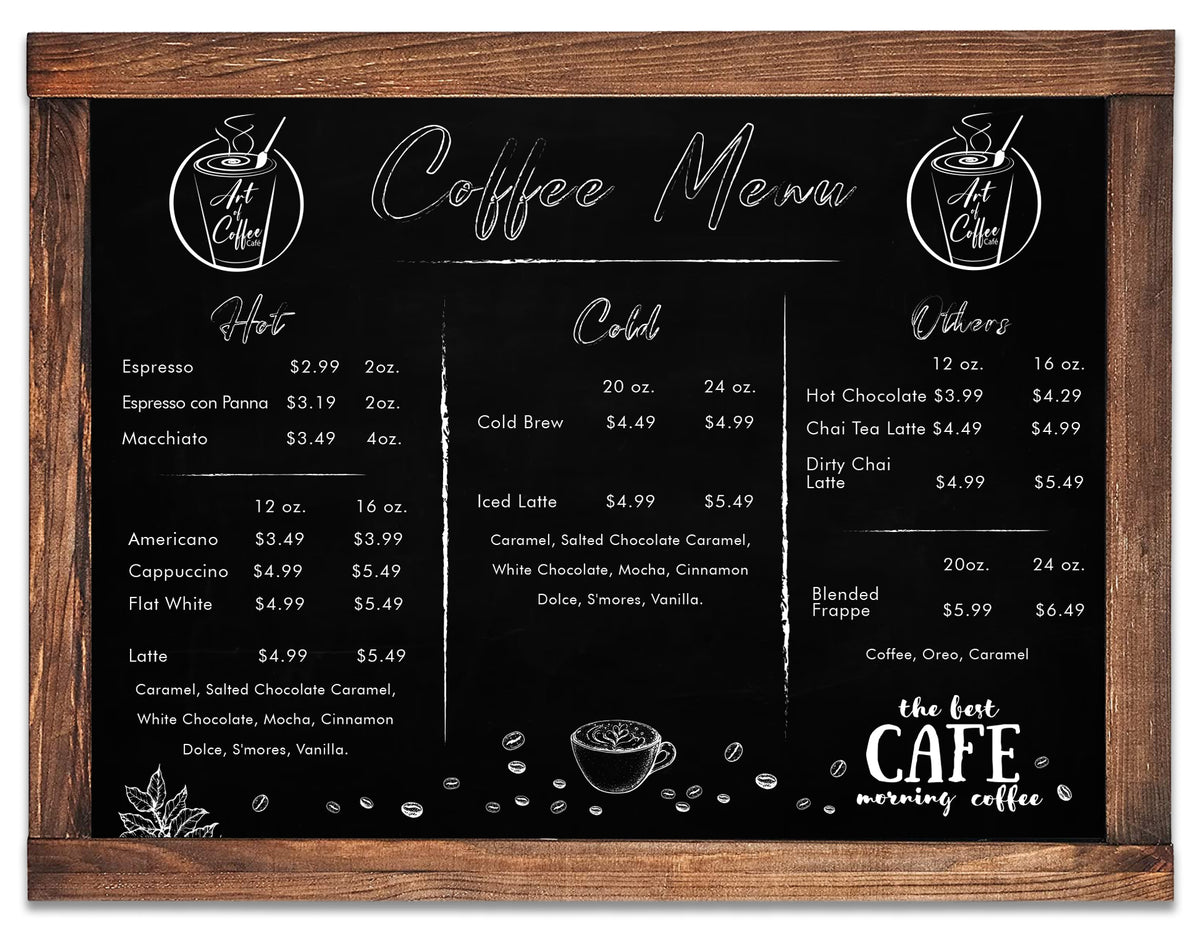 Menu Art Of Coffee Cafe-1