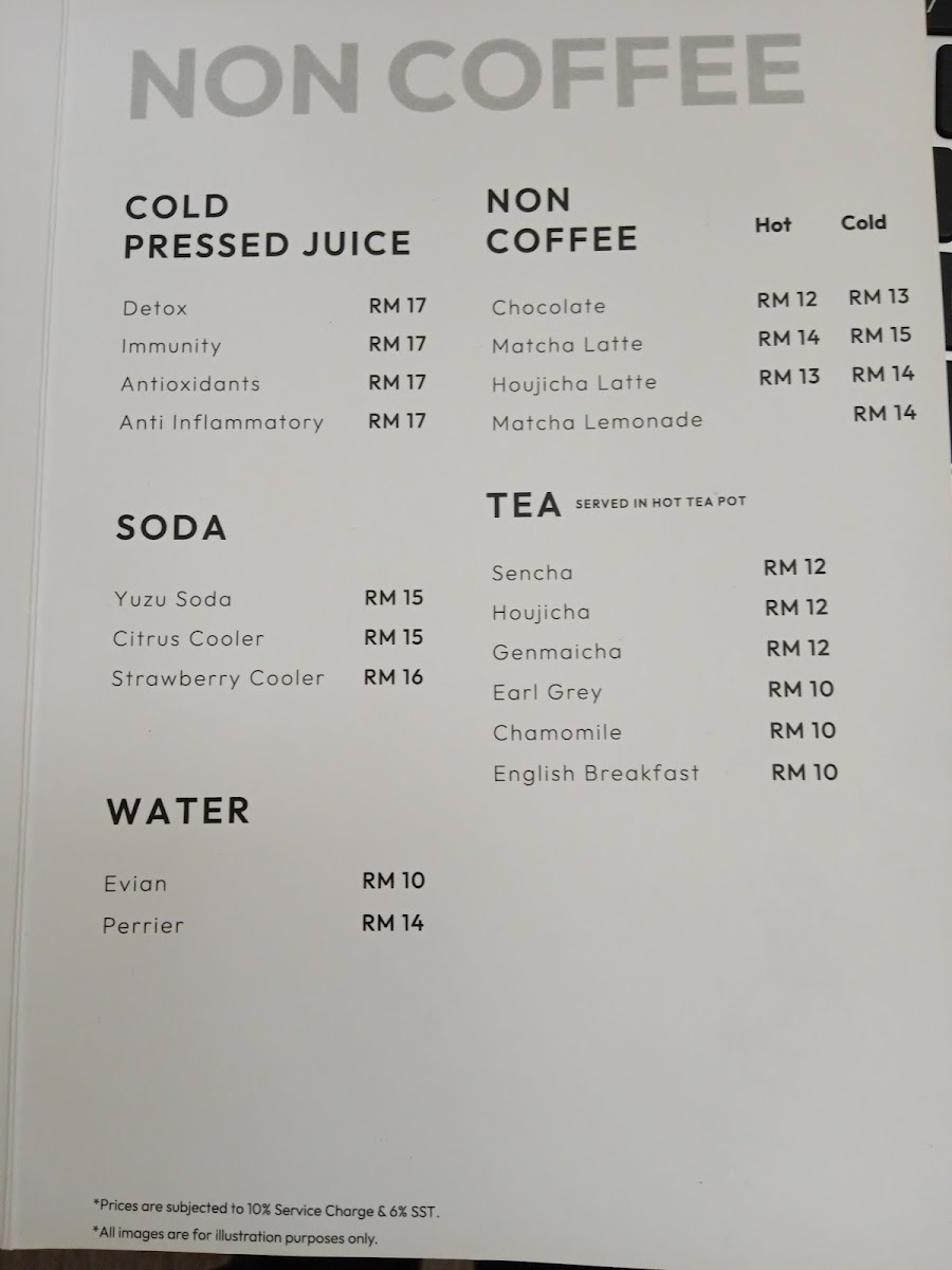 Menu Artelier Coffee - Pavilion Damansara Heights-1