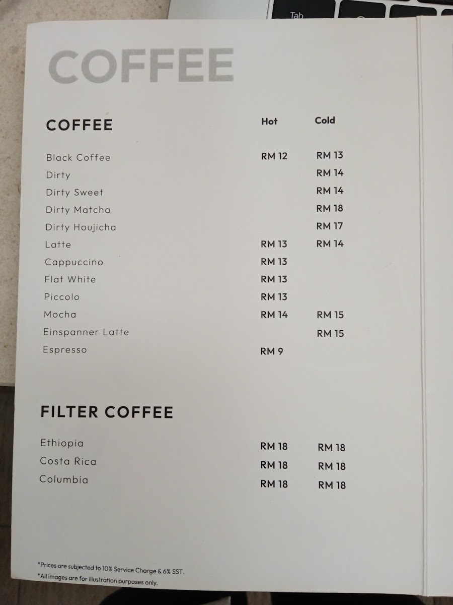 Menu Artelier Coffee - Pavilion Damansara Heights-2