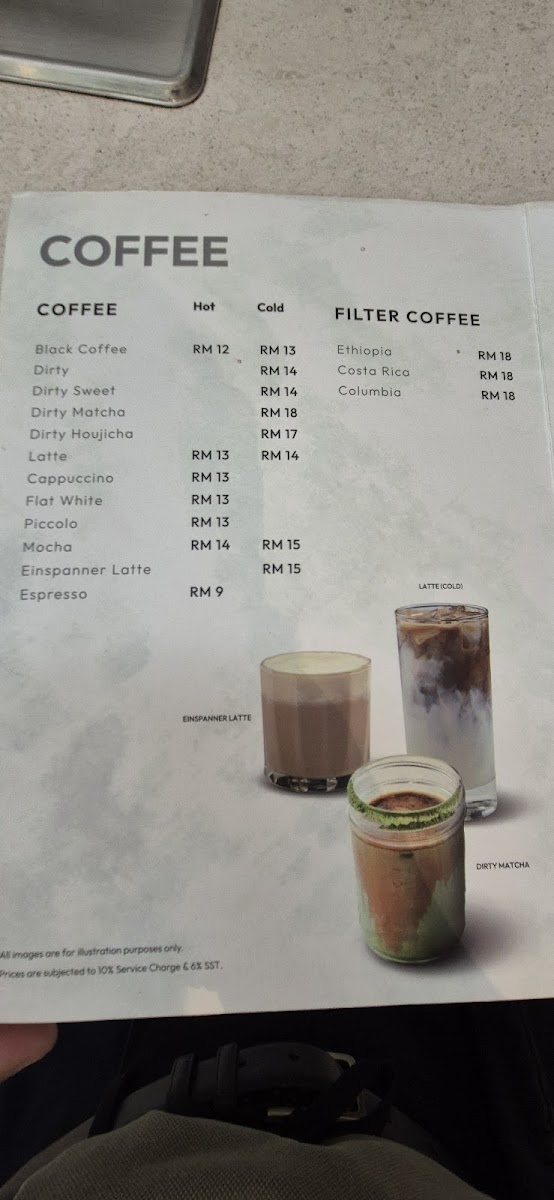 Menu Artelier Coffee - Pavilion Damansara Heights-3