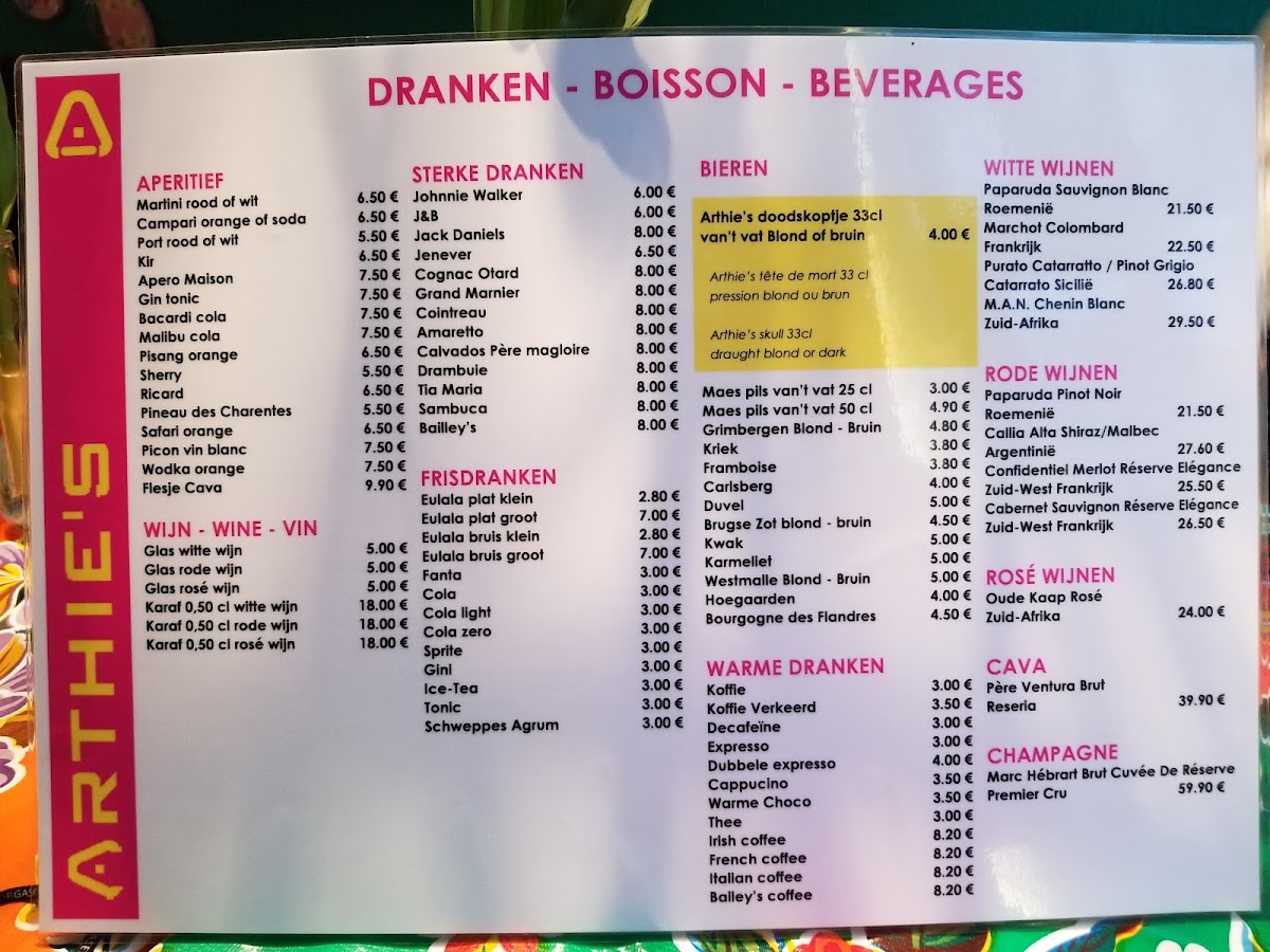 Menu Arthie's-5