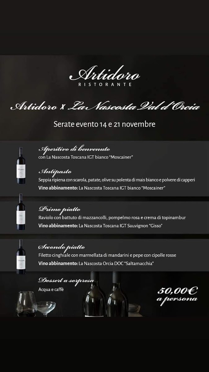 Menu Artidoro Restaurant-1