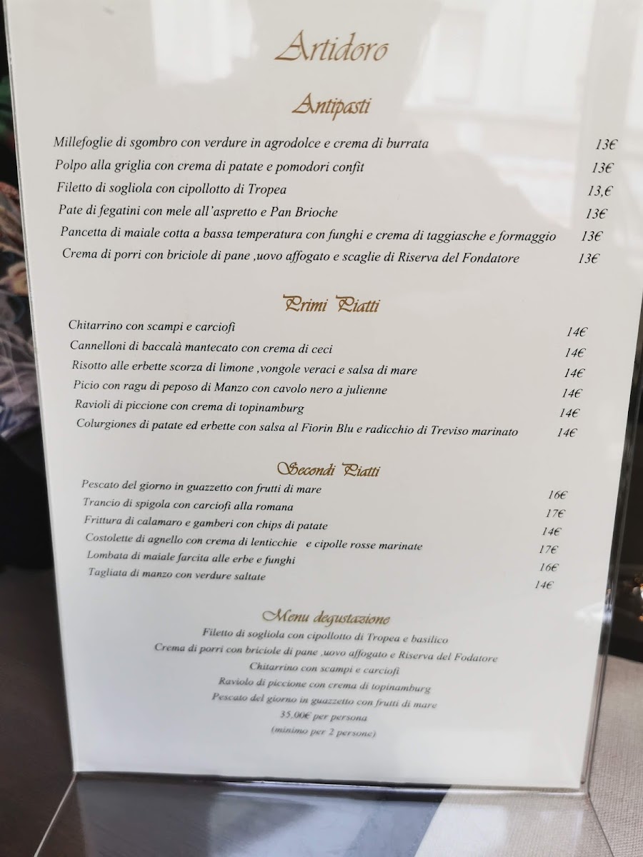 Menu Artidoro Restaurant-2