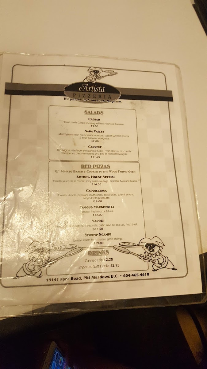 Menu Artista Pizzeria-4