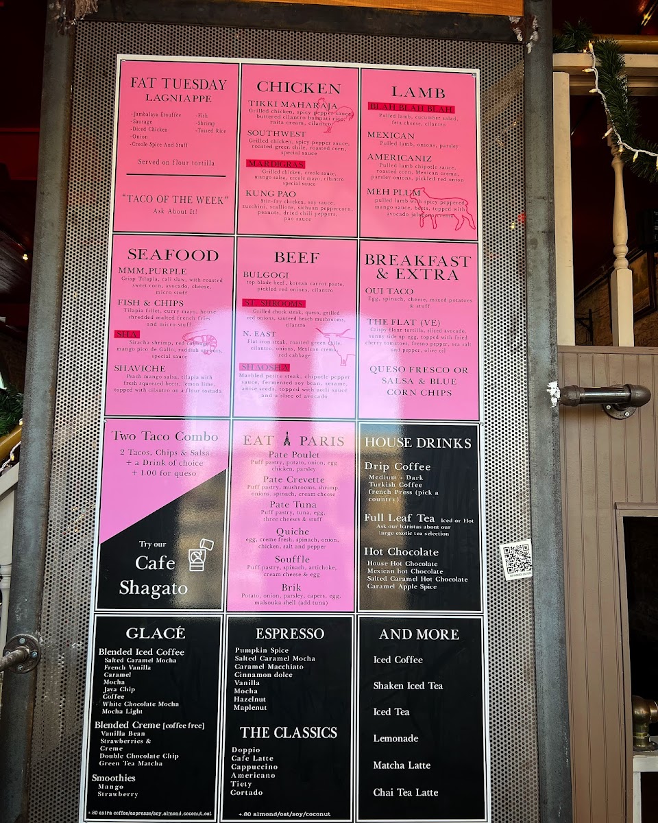 Menu Ar•u•sha Coffee & Tea-1