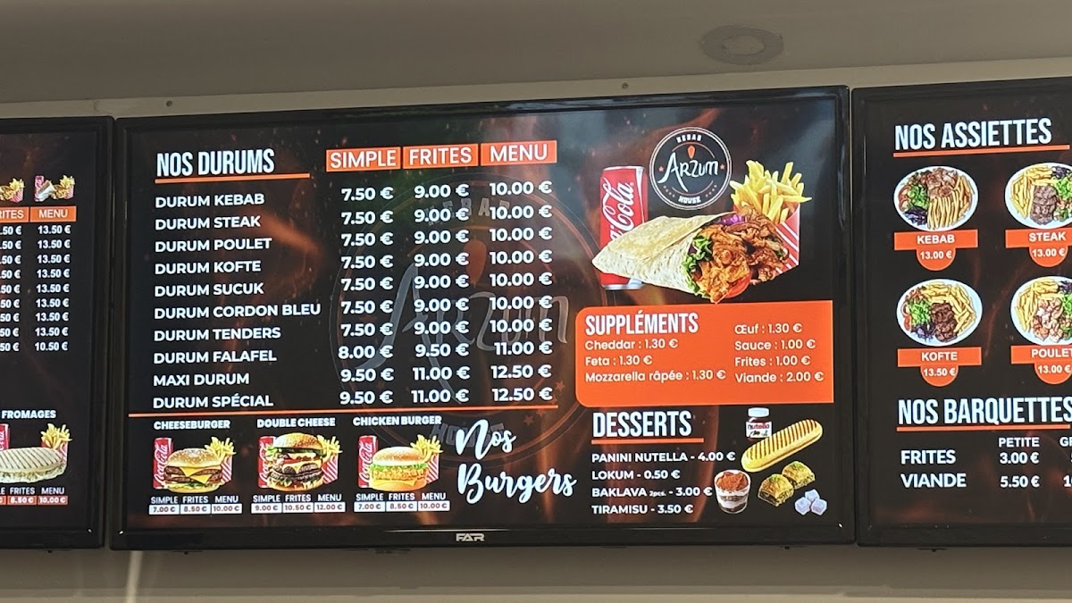 Menu Arzum Kebab-1