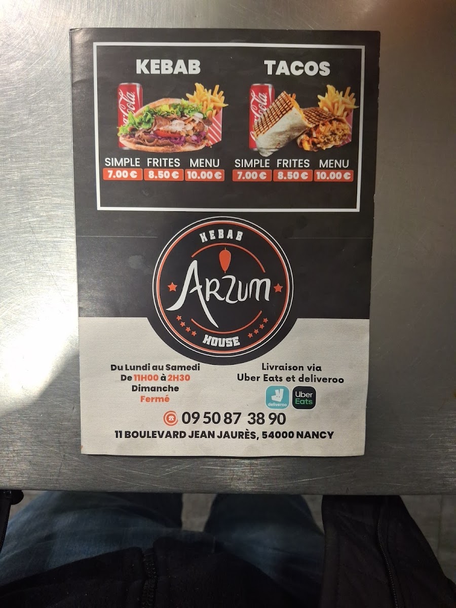 Menu Arzum Kebab-7