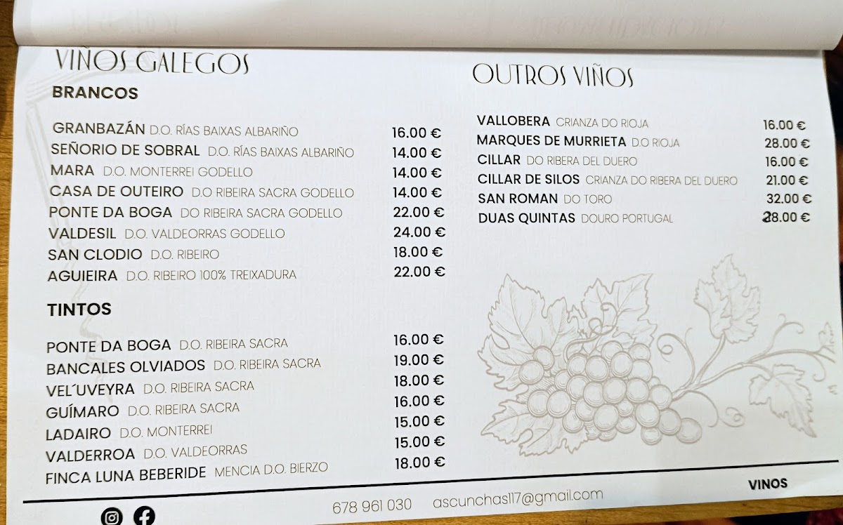 Menu As Cunchas-1