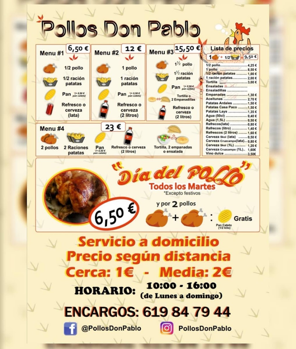 Menu Asador De Pollos Don Pablo-2