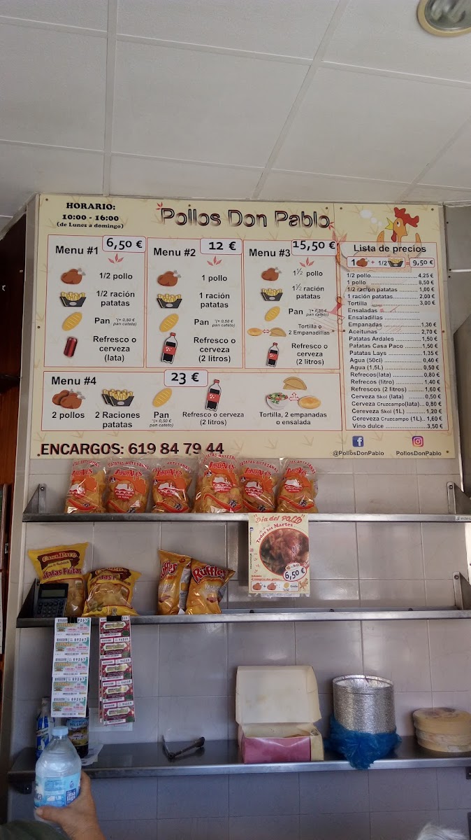 Menu Asador De Pollos Don Pablo-5